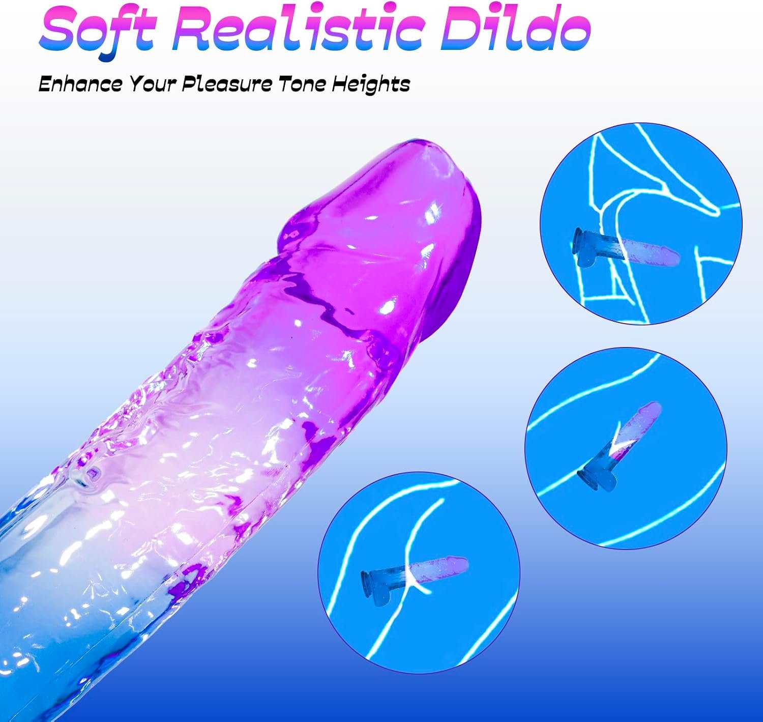 Soft Skin Realistic Dildo for Women