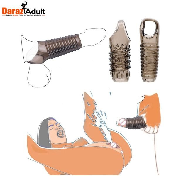 2 Pcs Sex Toys Penis Sleeve
