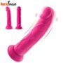 Realistic Pink Dildo Vibrator