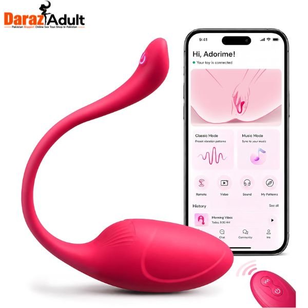 Pink Fun Wearable Vibrator for Couples